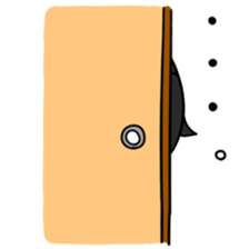 From the other side of the sliding door1 sticker #3687511