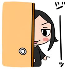 From the other side of the sliding door1 sticker #3687533