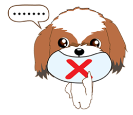 Shih Tzu Couple YaYa & YoYo sticker #3688155