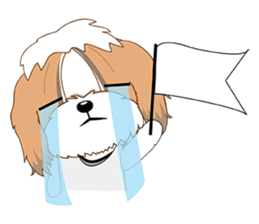 Shih Tzu Couple YaYa & YoYo sticker #3688180
