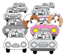 Shih Tzu Couple YaYa & YoYo sticker #3688185