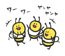 The Kingdom of honeybees sticker #3688747