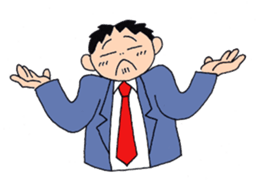 Man of line eyes sticker #3689038