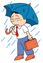 Man of line eyes sticker #3689056