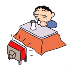 Man of line eyes sticker #3689063