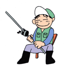 Man of line eyes sticker #3689065