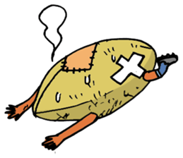 Rugby Ball Sticker sticker #3689076