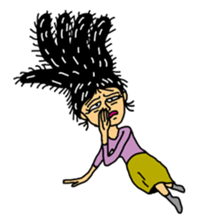 Ms. Hair sticker #3689392