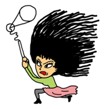 Ms. Hair sticker #3689409