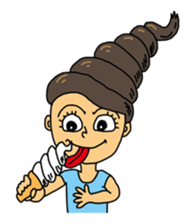 Ms. Hair sticker #3689424