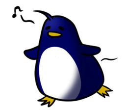 Carefree penguin sticker #3689756