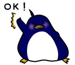Carefree penguin sticker #3689765