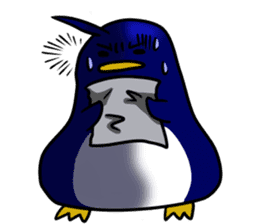 Carefree penguin sticker #3689774