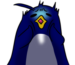 Carefree penguin sticker #3689776