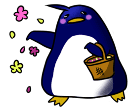 Carefree penguin sticker #3689778