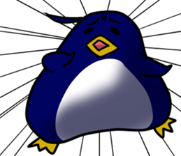 Carefree penguin sticker #3689782