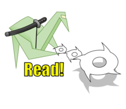 Thousand Paper Cranes Vol.6 Ninja sticker #3691048