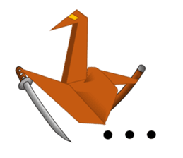 Thousand Paper Cranes Vol.6 Ninja sticker #3691060