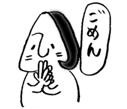 Rice ball girl sticker #3691175