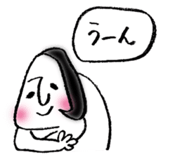 Rice ball girl sticker #3691199