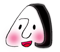 Rice ball girl sticker #3691202