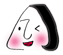 Rice ball girl sticker #3691203