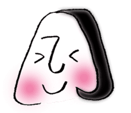 Rice ball girl sticker #3691204