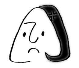 Rice ball girl sticker #3691205