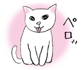 A wild cat and a domestic cat Part 2 sticker #3691432