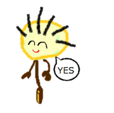 Dandelion fluff Watabo stickers sticker #3691458