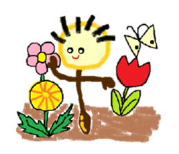 Dandelion fluff Watabo stickers sticker #3691479