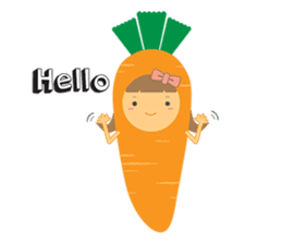 Orangie the Carrot sticker #3691569