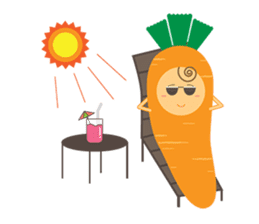 Orangie the Carrot sticker #3691573