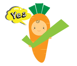 Orangie the Carrot sticker #3691574