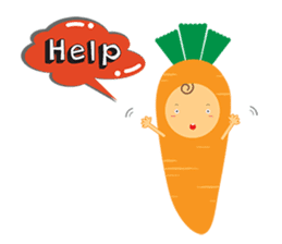 Orangie the Carrot sticker #3691581