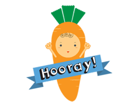 Orangie the Carrot sticker #3691582