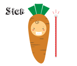 Orangie the Carrot sticker #3691594