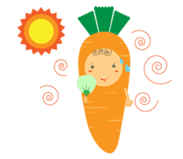Orangie the Carrot sticker #3691603