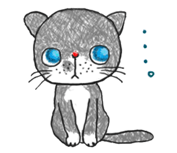 Is tabby cat sticker #3691627