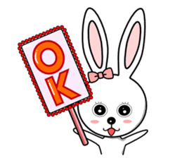 Lovely Rabbit Lily's diary sticker #3691849