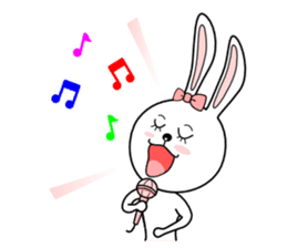 Lovely Rabbit Lily's diary sticker #3691869