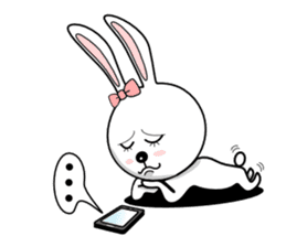 Lovely Rabbit Lily's diary sticker #3691874