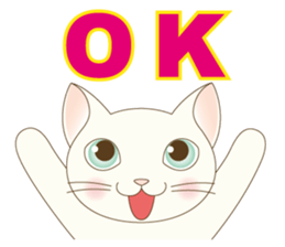 Girl and cat ~ sticker #3691907