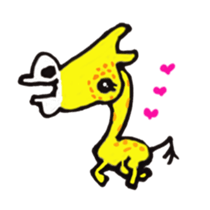 animals of happy wu sticker #3691952