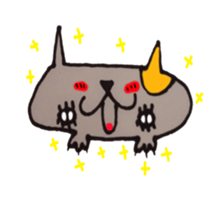 animals of happy wu sticker #3691960