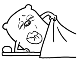 It is a bear sticker #3691998