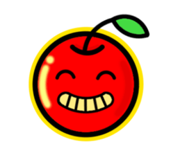 Kawaii apple-chan sticker #3692664