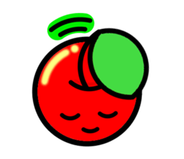 Kawaii apple-chan sticker #3692668