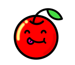 Kawaii apple-chan sticker #3692683