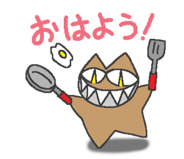 "Devil" and pleasant friends of cat sticker #3692815